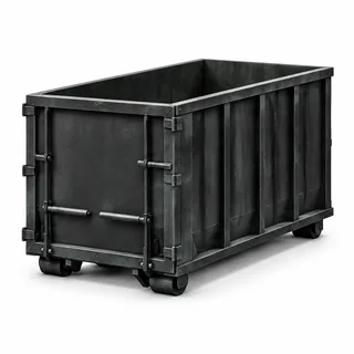 Illustration of the tall & narrow disposal bin profile